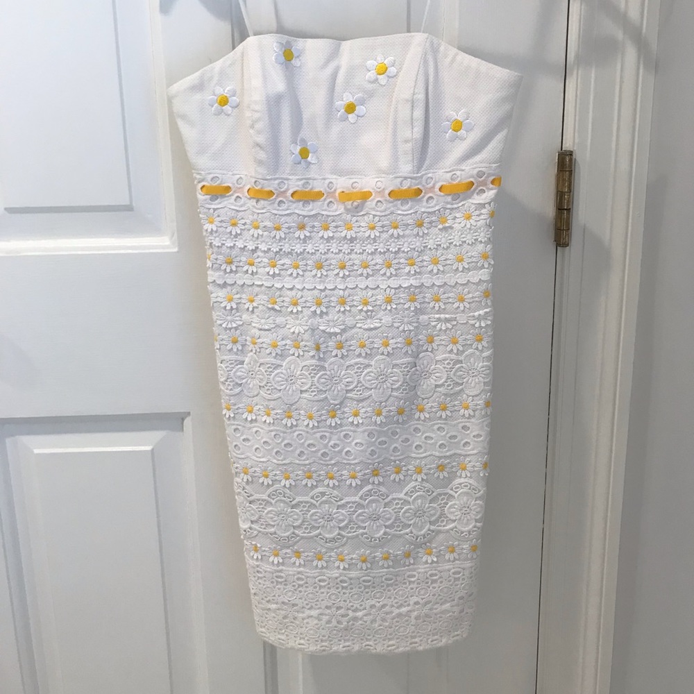 Strapless pique Lilly Pulitzer Dress. Size 0